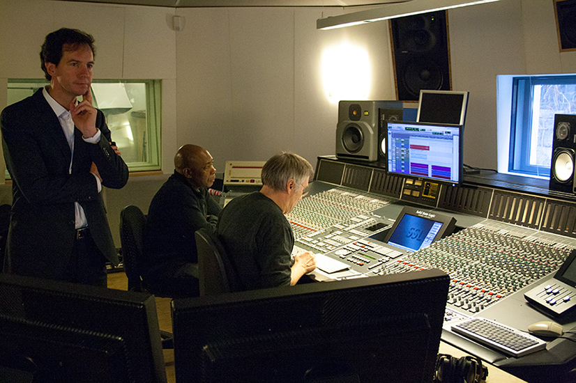 Lucius A. Hemmer, John Davis und Roland Häring im Streetlife Studio (v.l.)