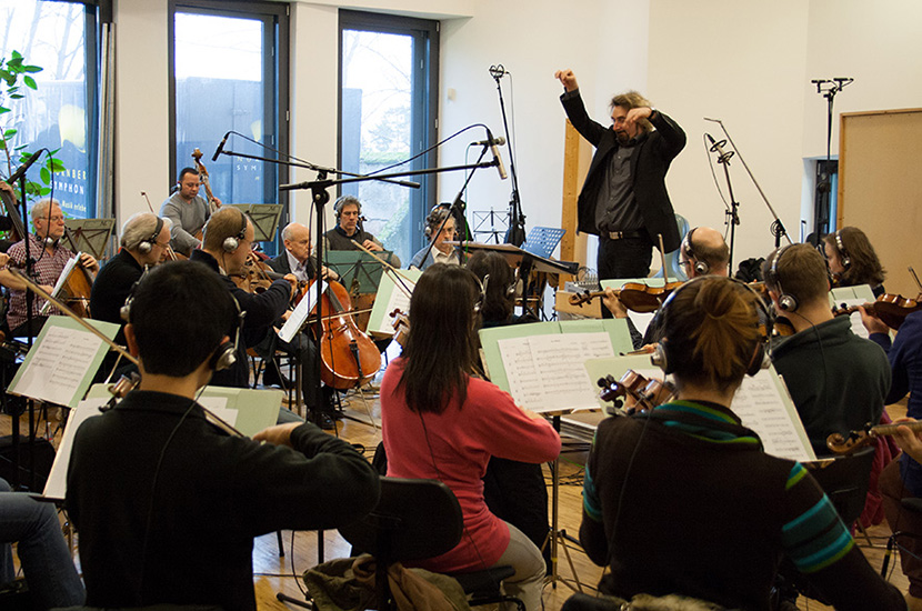 Nürnberger Symphoniker im Streetlife Studio mit Dirigent Heinz Walter Florin